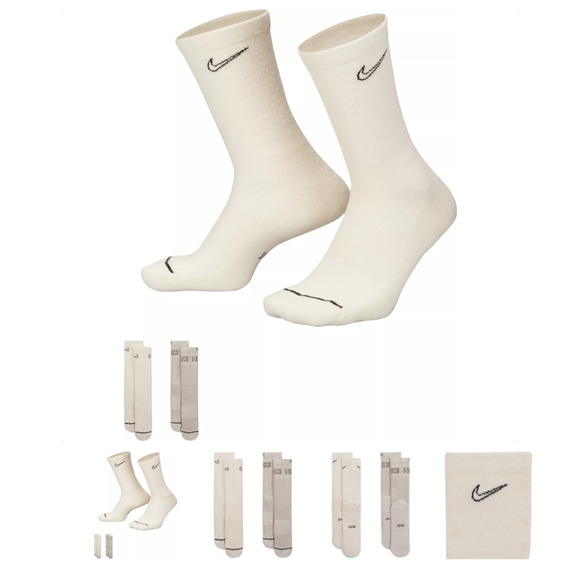 Nike Everyday Plus Undyed Cushioned Crew Socks 2pk - Men 12-15 - Picture 7 of 7